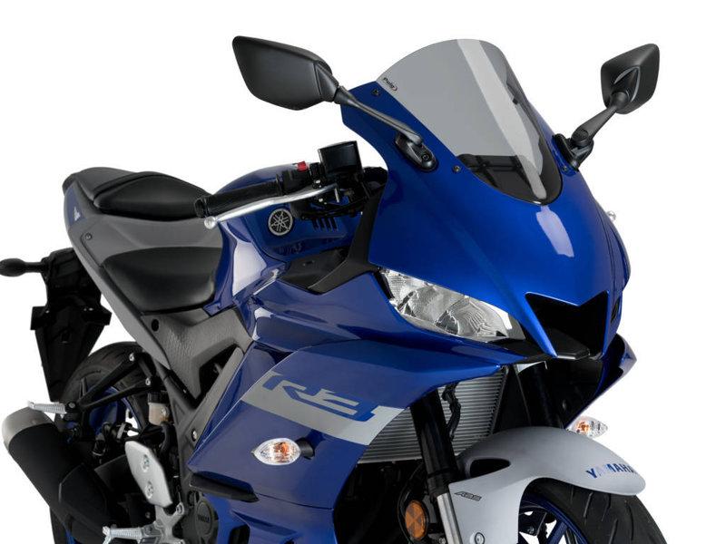 Puig Light Smoke 3737H - R-Racer Screen For Yamaha Yzf R3 2019-2024