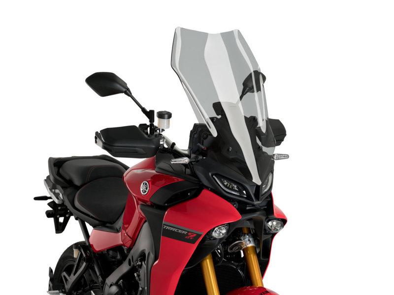 3762H - Puig Touring Screen For Yamaha Tracer 9 2021-2024 - Light Smoke