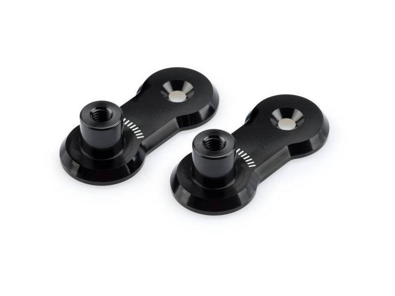 3839N - Puig Adjustable Footpegs Relocation Adaptor 40mm For KTM 1050 Adventure 2015-2016 - Black