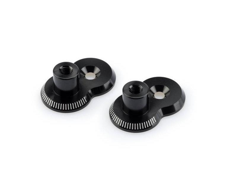 3838N - Puig Adjustable Footpegs Relocation Adaptor 20mm For KTM 1050 Adventure 2015-2016 - Black