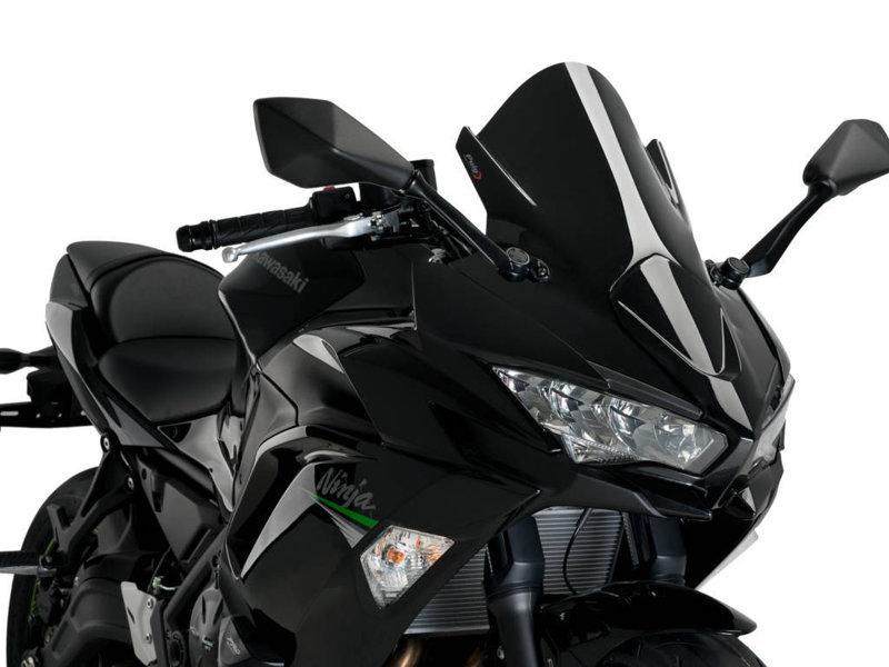 3881N - Puig Z-Racing Screen For Kawasaki Ninja 650 2020-2025 - Black