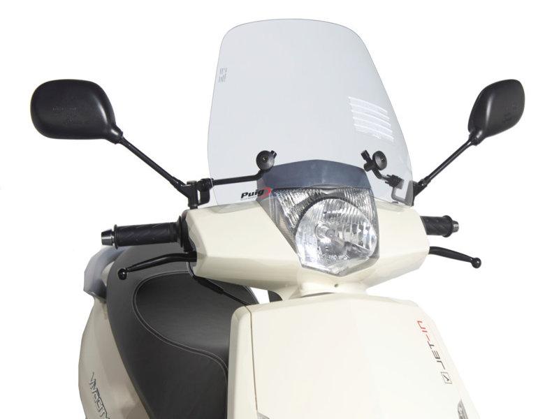 5628W - Puig Traffic Screen For Peugeot Vivacity 3 125 AC 2011-2017 - Clear