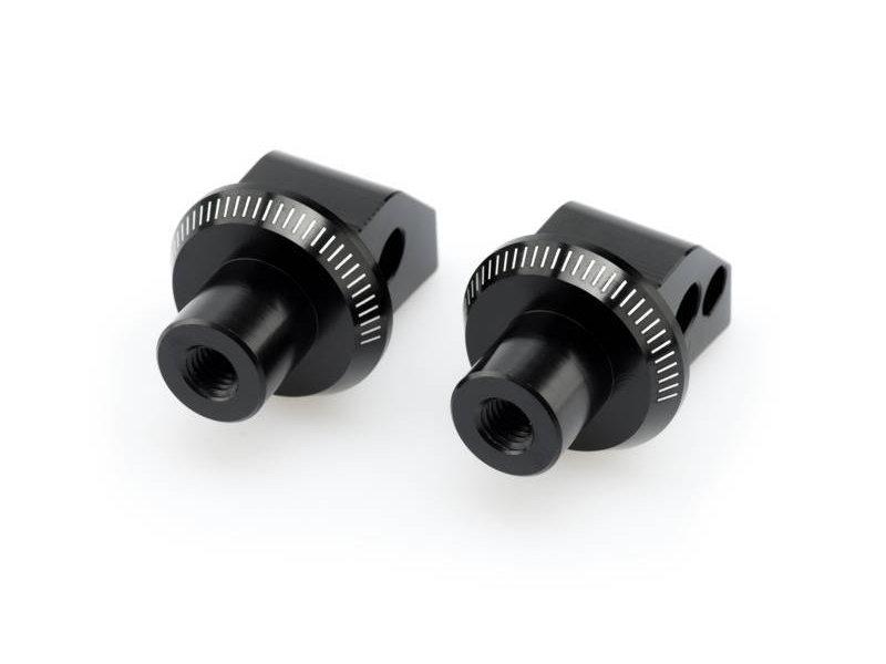 Puig Black 6343N - Pillion Footpeg Adaptors For Honda Cb1000 R Neo Sports Cafe 2018-2025