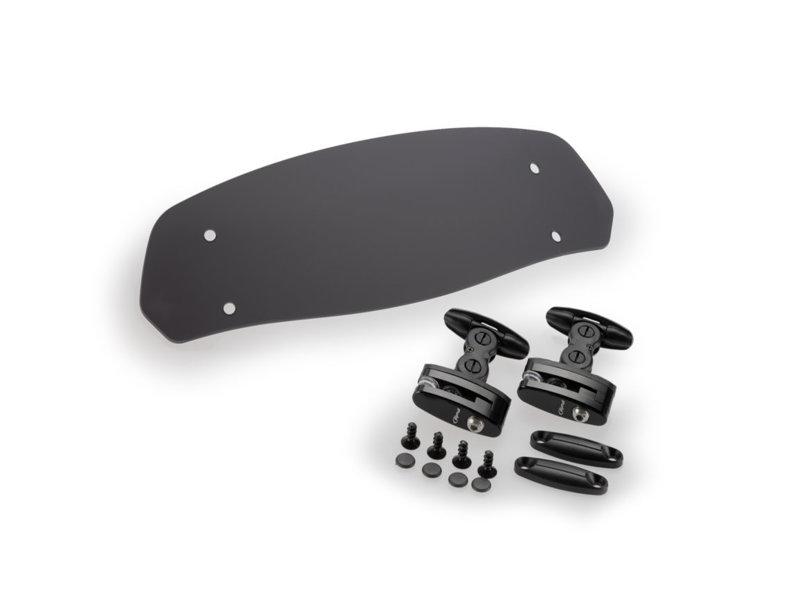 6375F - Puig Adjustable Clip-On Screen Extender 102mm x 325mm For KTM 1290 Super Adventure R 2017-2020 - Dark Smoke