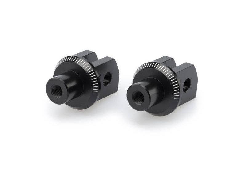 6454N - Puig Footpeg Adaptors For Yamaha MT-03 2016-2025 - Black
