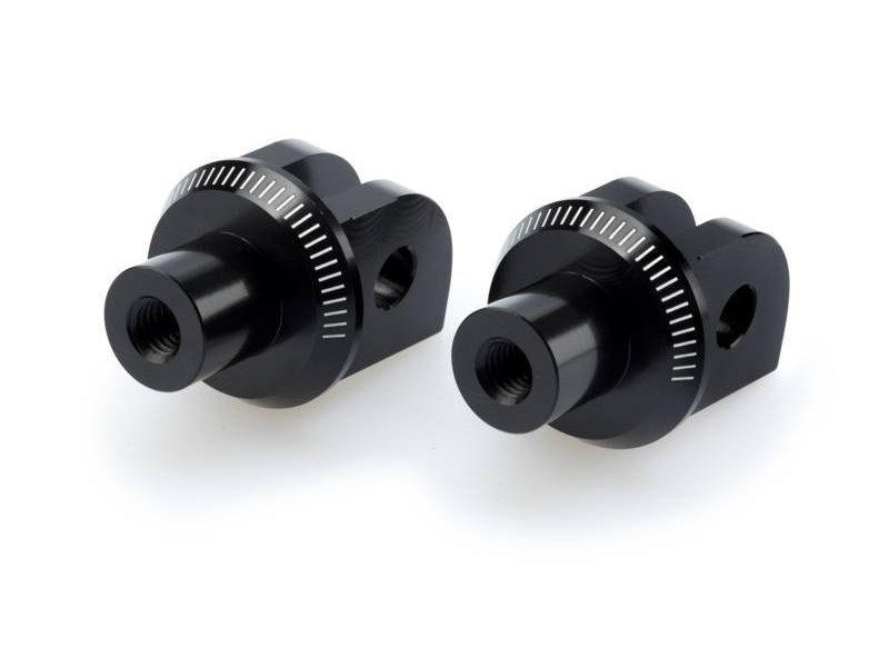 6797N - Puig Footpeg Adaptors For Triumph Bonneville Bobber 2017-2025 - Black