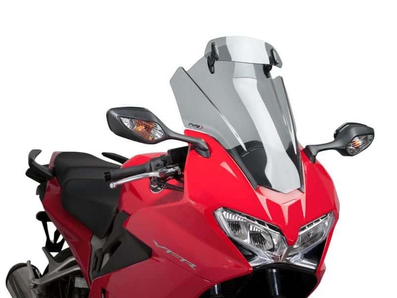 7008H - Puig Touring Screen With Extender For Honda VFR 800 F 2014-2020 - Light Smoke