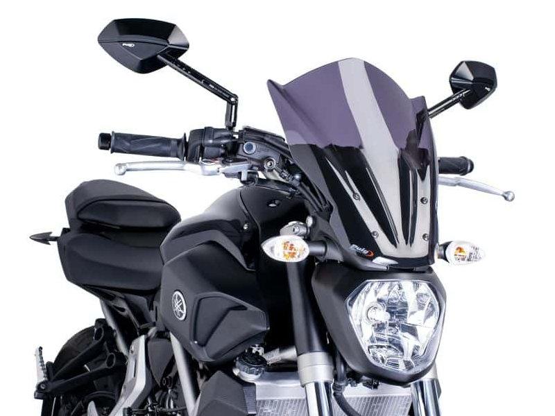 7016F - Puig New Generation Touring Screen For Yamaha MT-07 2014-2017 - Dark Smoke