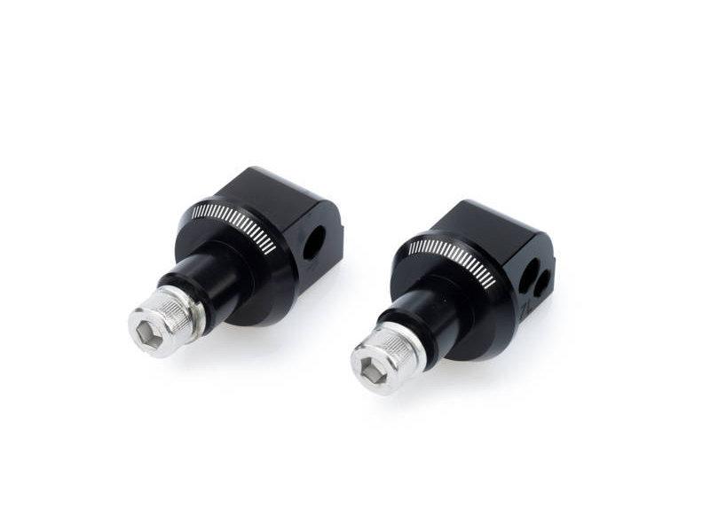 7206N - Puig Footpeg Adaptors For Ducati Monster 1200 2014-2020 - Black