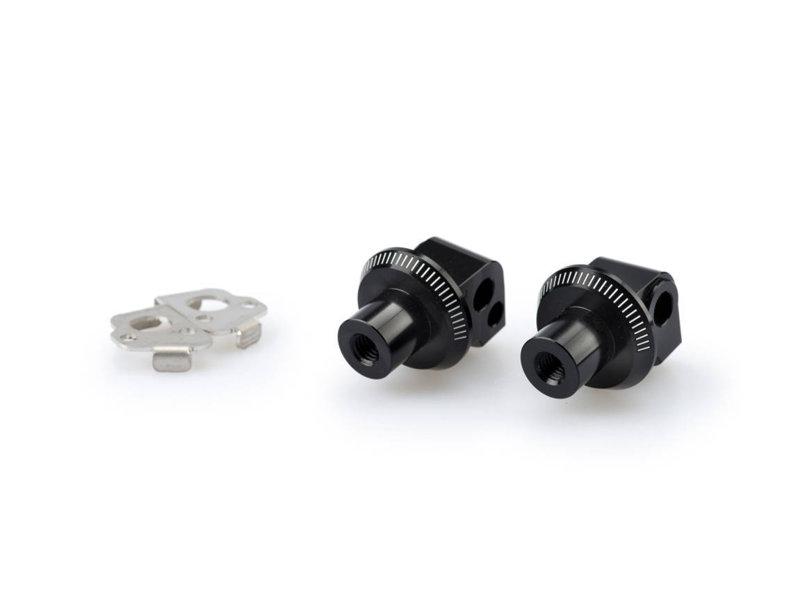 Puig Black 7249N - Pillion Footpeg Adaptors For Bmw R1200 Gs 2013-2018