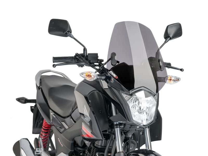 7726H - Puig New Generation Sport Screen For Honda CB125 F 2015-2025 - Light Smoke