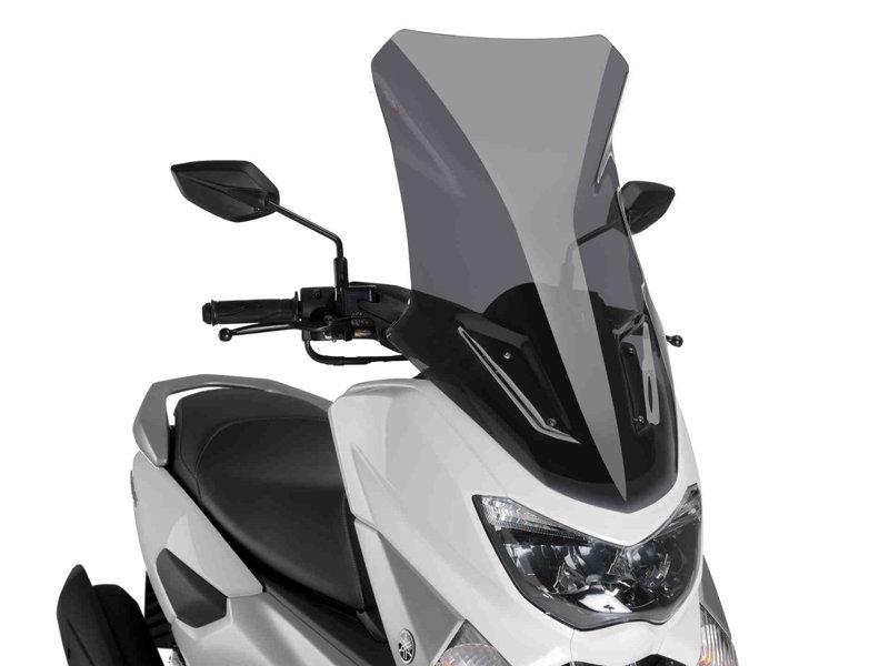 8121F - Puig V-Tech Line Touring Screen For Yamaha NMax 125 2017-2020 - Dark Smoke