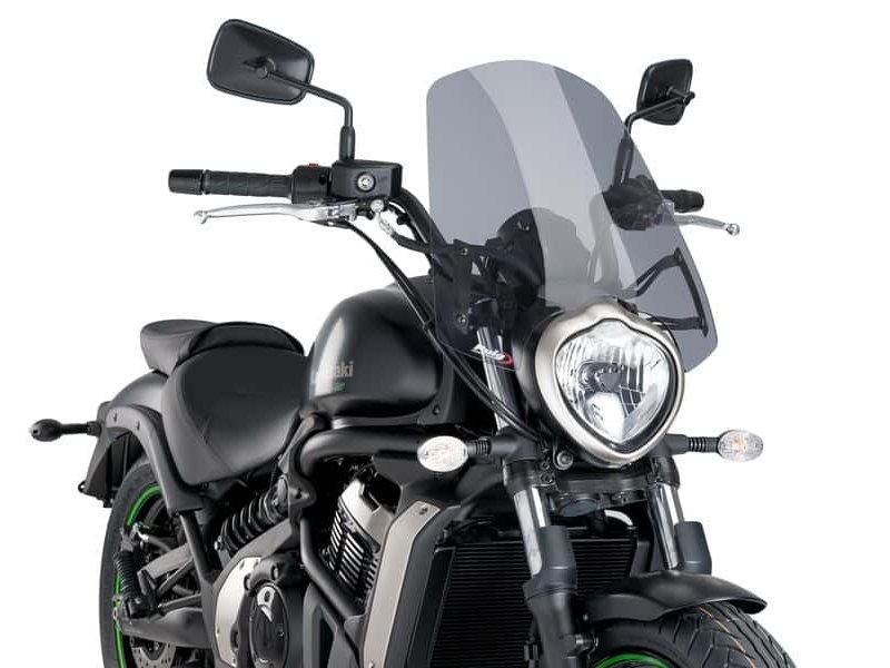 8164H - Puig New Generation Touring Screen For Kawasaki Vulcan 650 S 2015-2025 - Light Smoke