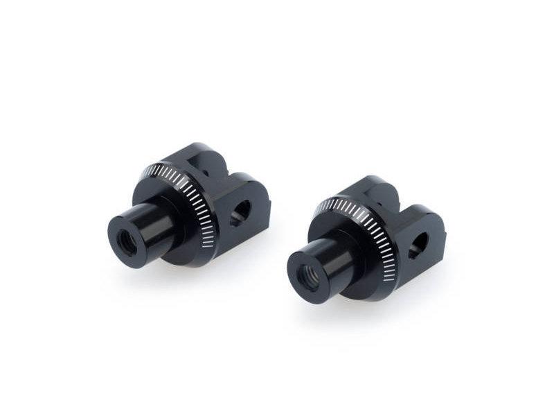 8887N - Puig Footpeg Adaptors For Kawasaki Ninja 400 2018-2024 - Black