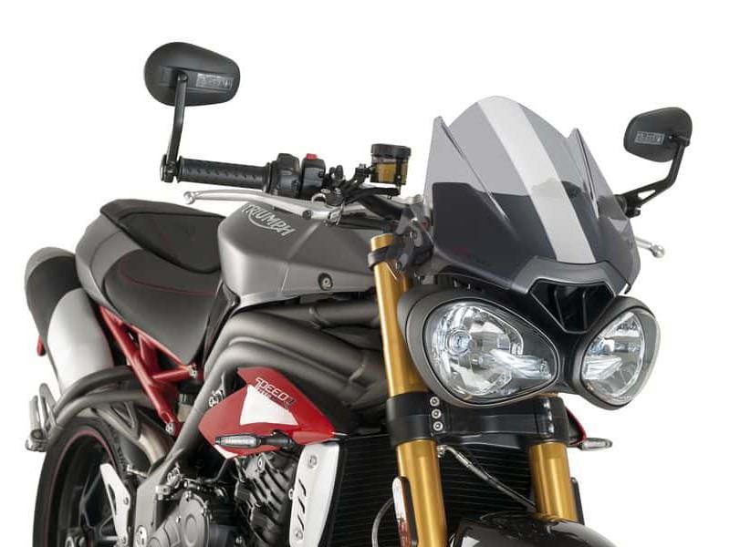 Puig Light Smoke New Generation Sport Screen Triumph Speed Triple 1050 RS 18-20 - Image 9