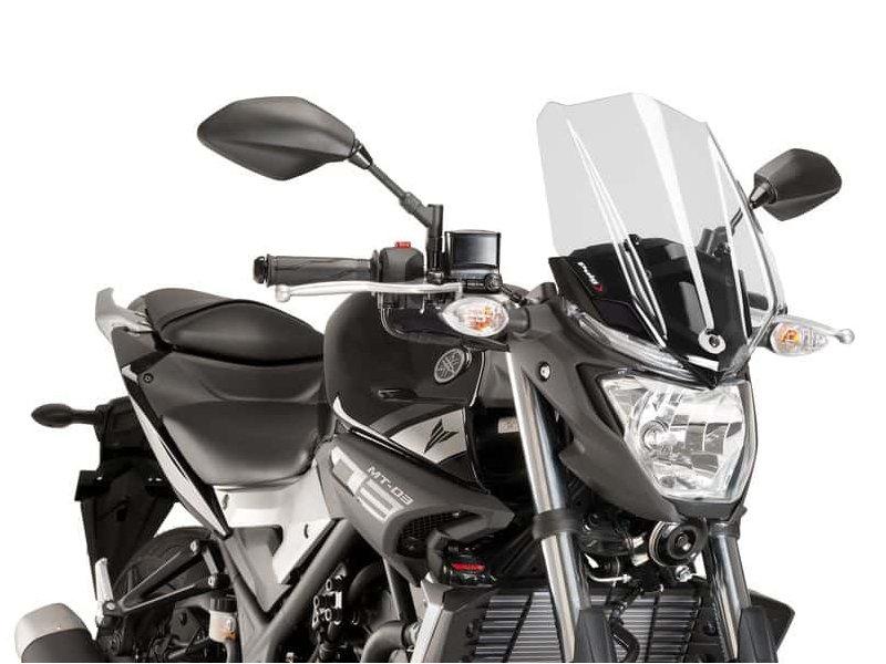 8932W - Puig New Generation Touring Screen For Yamaha MT-03 2016-2019 - Clear