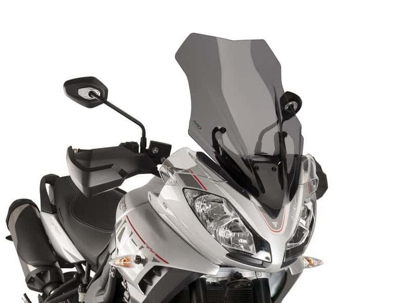 9200F - Puig Touring Screen For Triumph Tiger Sport 1050 2016-2020 - Dark Smoke