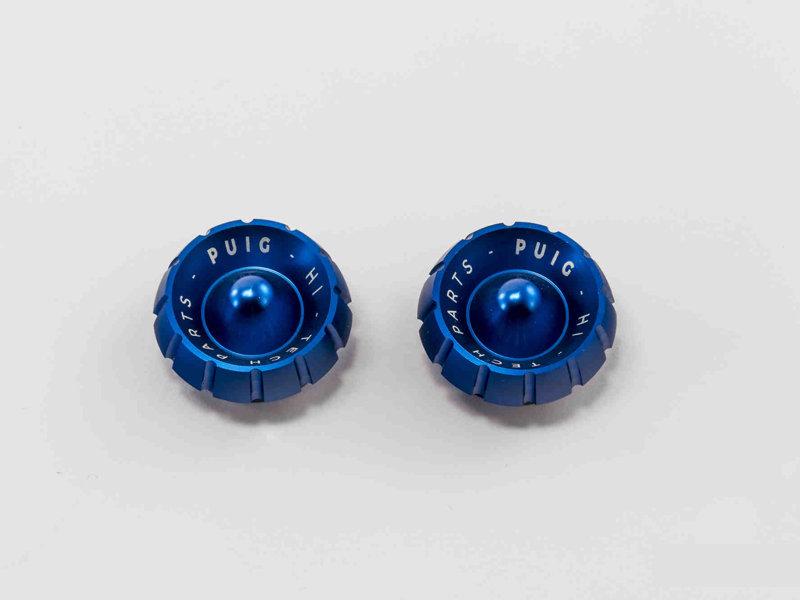 Puig Blue 9420A - Thruster Bar End Caps For Ktm 125 Duke 2011-2023