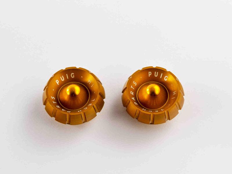 Puig Gold 9420O - Thruster Bar End Caps For Ktm 125 Duke 2011-2023