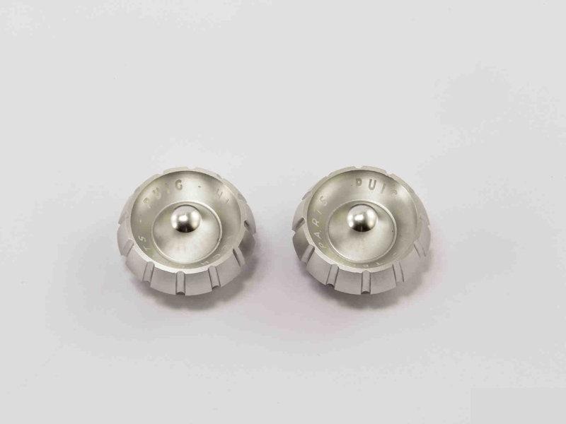 Puig Silver 9420P - Thruster Bar End Caps For Ktm 125 Duke 2011-2023