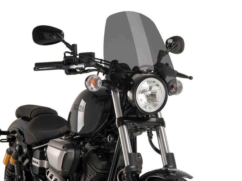 9438F - Puig New Generation Touring Screen For Yamaha XV 950 2014-2020 - Dark Smoke
