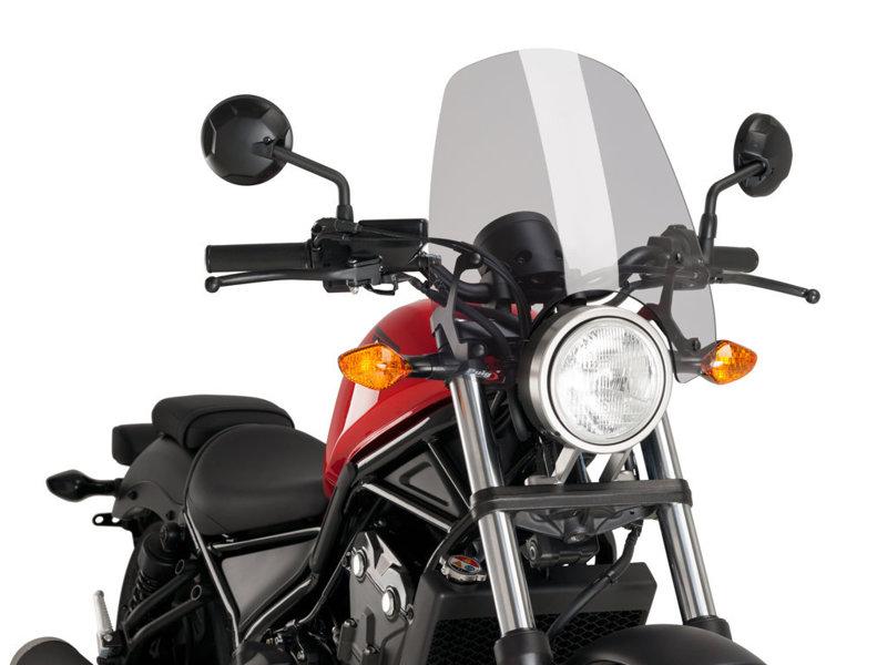 Puig Light Smoke 9462H - New Generation Touring Screen For Honda Cmx500 Rebel 2017-2025