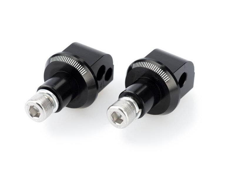 Puig Black 9520N - Pillion Footpeg Adaptors For Ktm 125 Duke 2011-2023