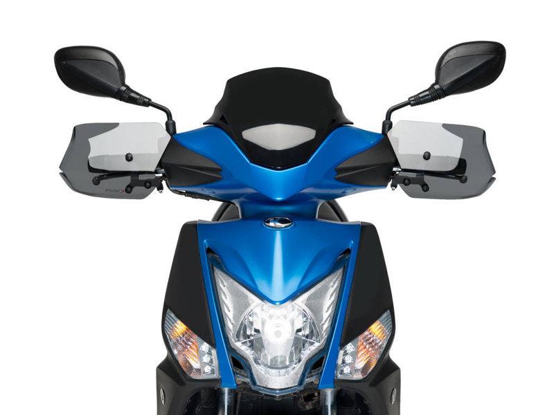 Puig Dark Smoke 9652F - Maxiscooter Handguards For Kymco Ak 550 2017-2021