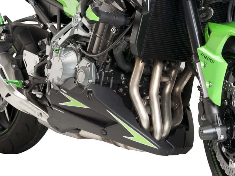 Puig Matt Black 9703J - Engine Spoiler For Kawasaki Z900 2017-2024