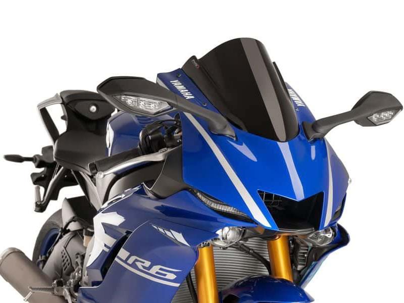9723N - Puig Z-Racing Screen For Yamaha YZF R6 2017-2020 - Black