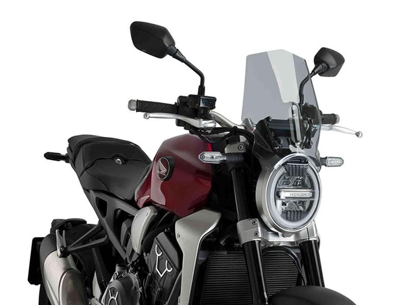 9748H - Puig New Generation Sport Screen For Honda CB1000 R Neo Sports Cafe 2018-2020 - Light Smoke