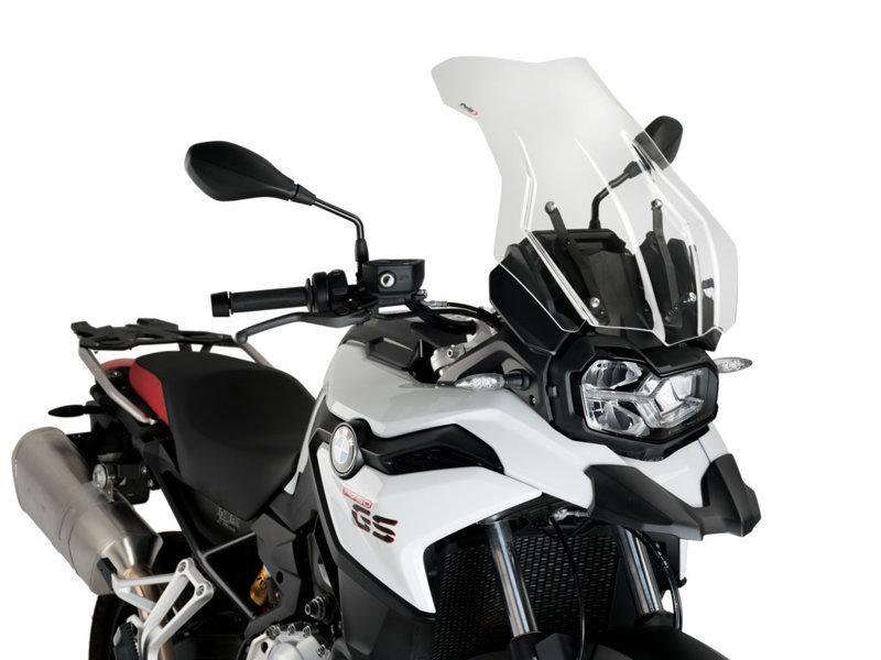 9770W - Puig Touring Plus Screen For BMW F750 GS 2018-2024 - Clear