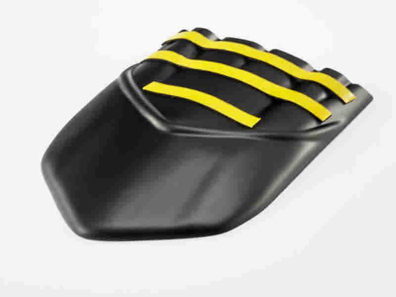 9904J - Puig Rear Mudguard Extender For Suzuki GSX S 1000 2015-2025 - Matt Black