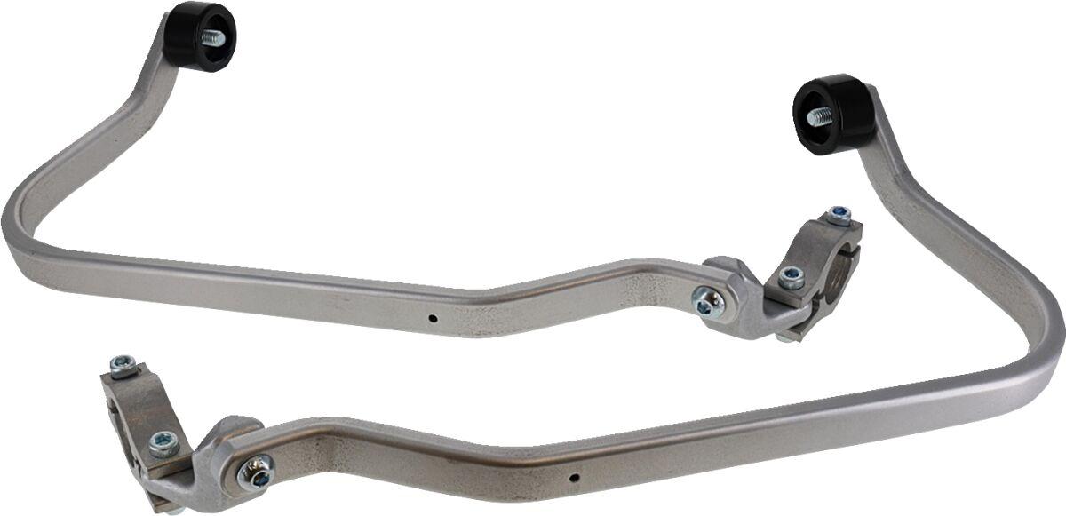 BHG-076-00-NP - Barkbusters Two Point Mount Handguard Hardware Kit For Kawasaki KLZ 1000 2019-2024 - Silver