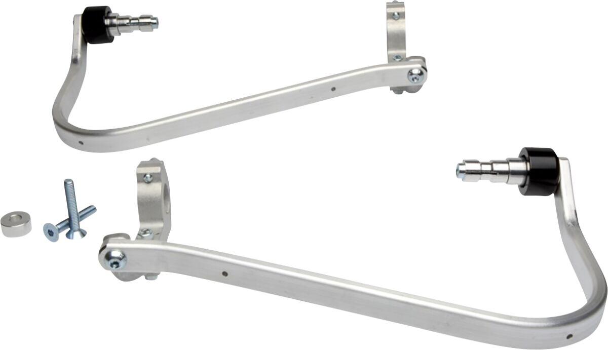 Barkbusters Silver Bhg-046-04-Np - Two Point Mount Handguard Hardware Kit For Ural Tourist 750 2007-2016
