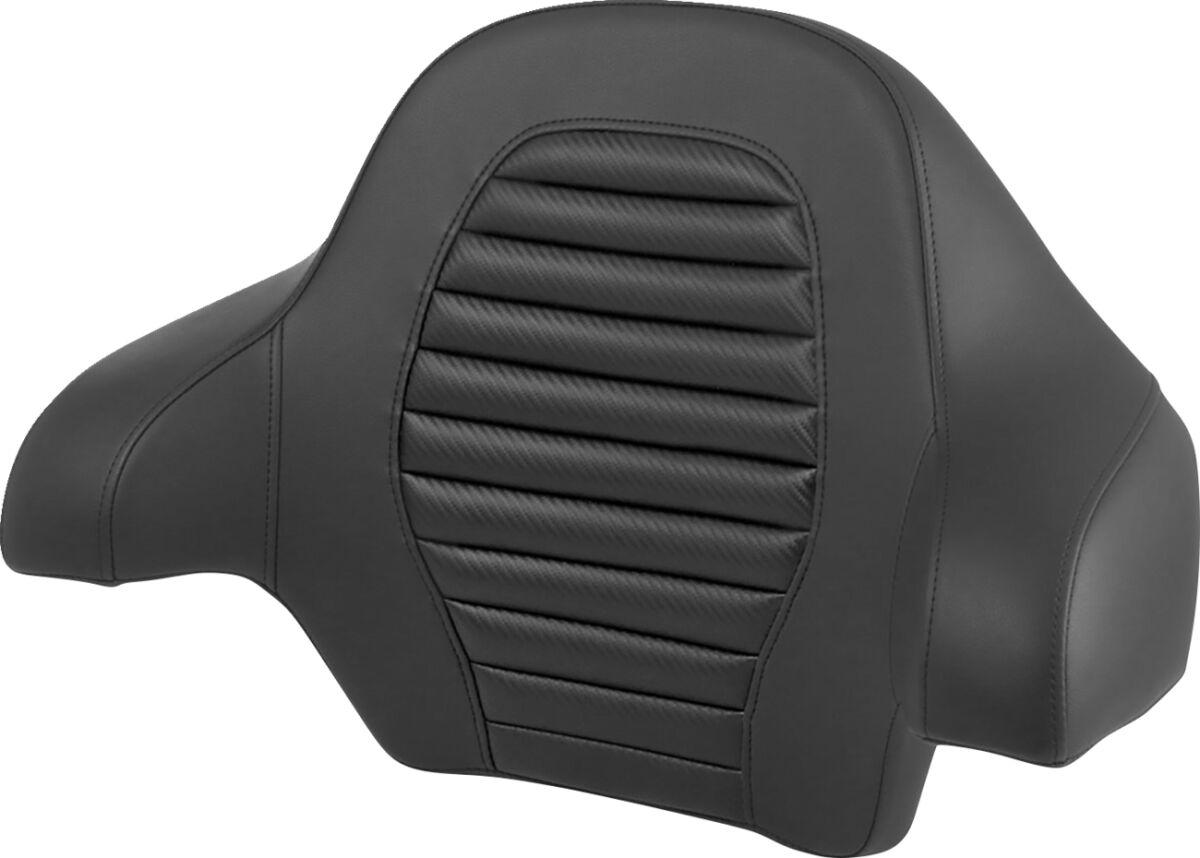 814-07-20500 - Saddlemen RoadSofa King Tour Pack Carbon Backrest For Harley Davidson FLH 1868 2021 - Black
