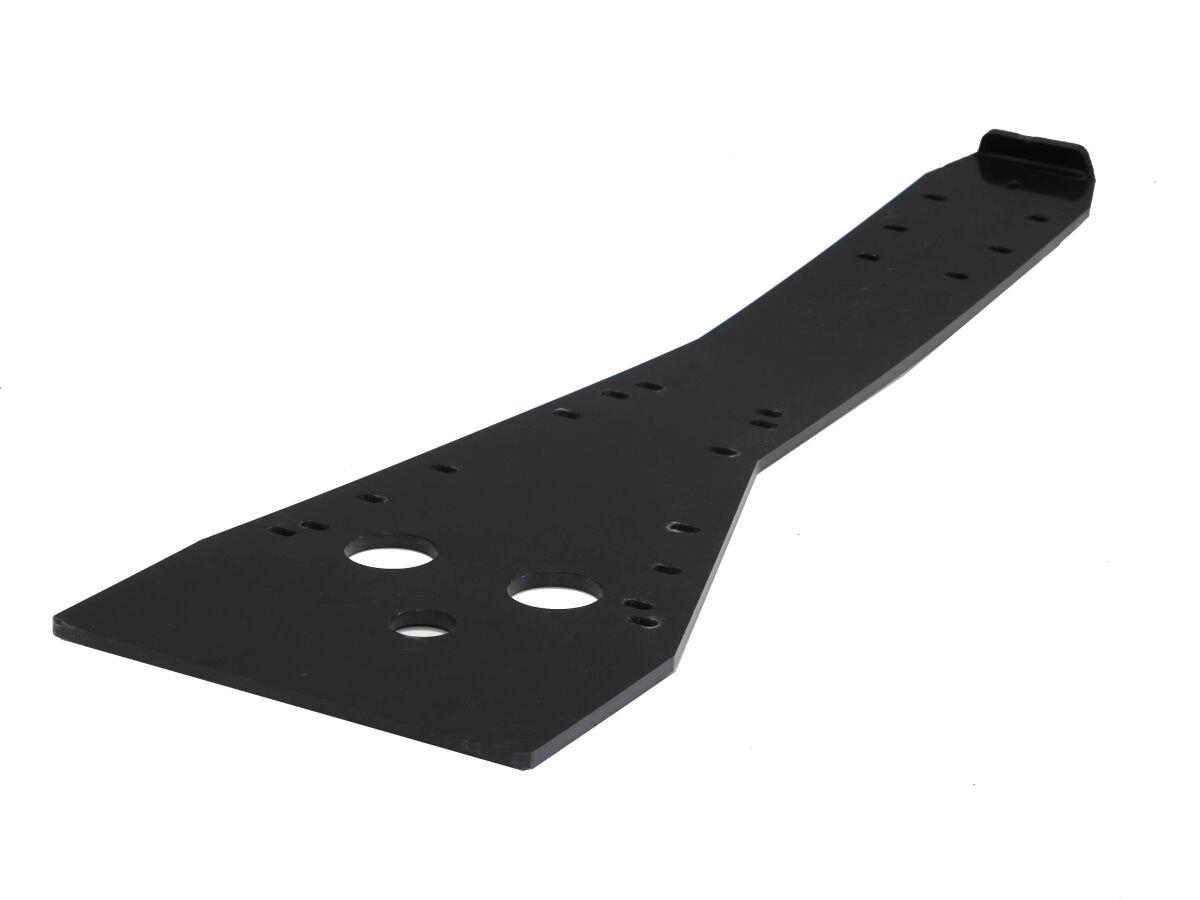 AX1645 - AXP Central Skid Plate For Yamaha YFZ350 1999-2012 - Black/Blue