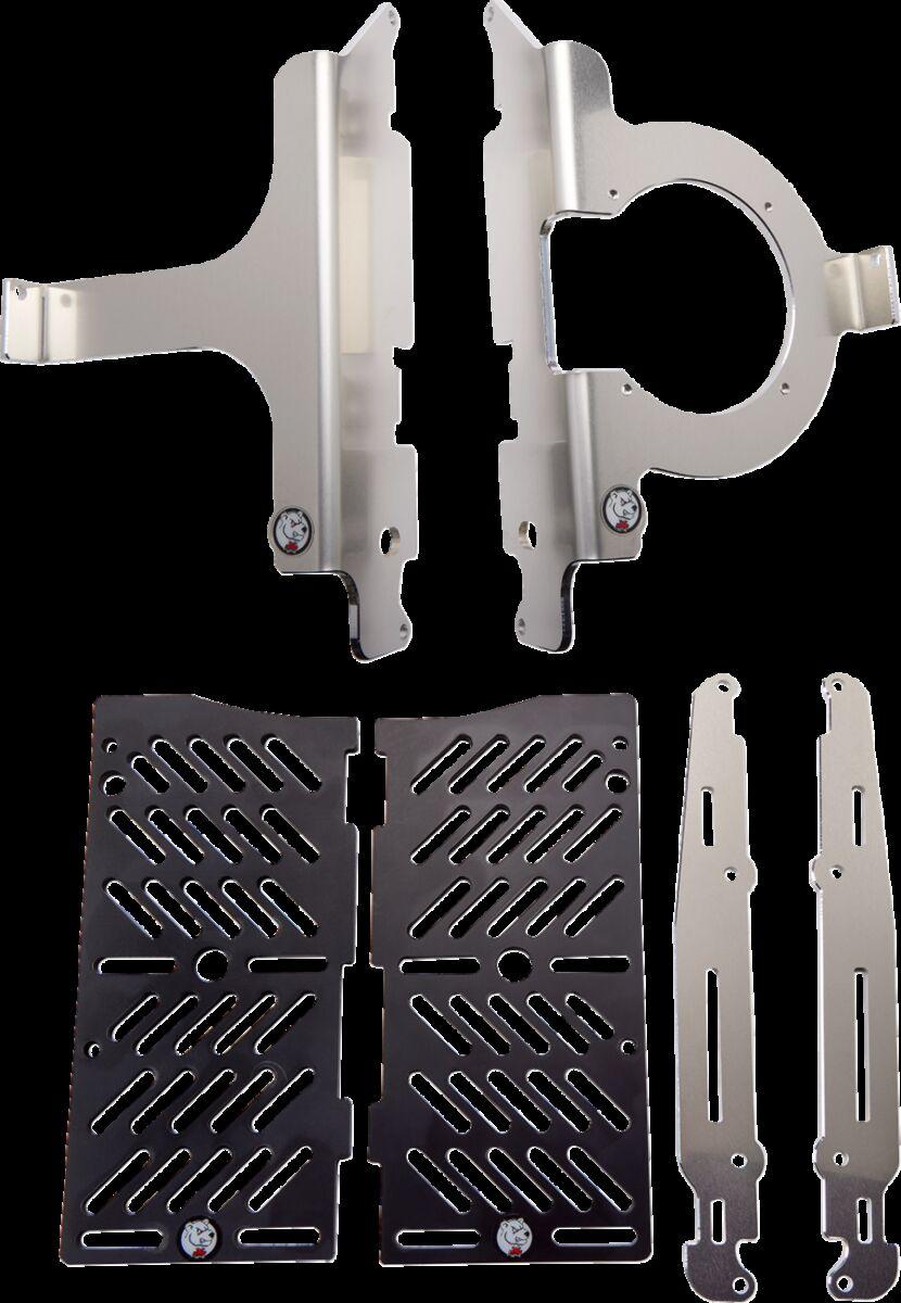 AX1584 - AX1584 - AXP Xtrem Radiator Guards - Beta RR 480 EFI 2020-2023 - Black/Red/Silver