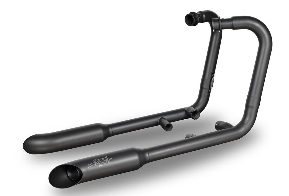 GTR8804BOM - Spark Hot Road Full Exhaust System For Triumph Bonneville 1200 T120 ABS 2016-2019 - Black