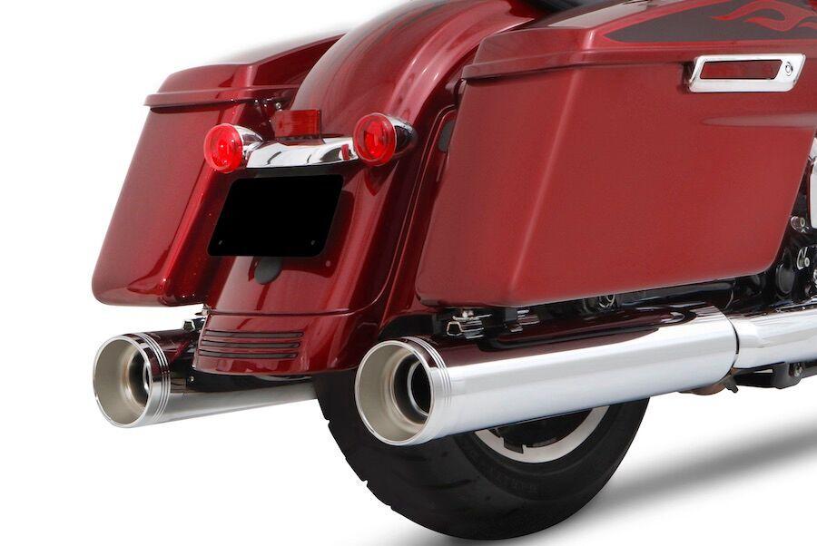 800-0110TC-ECB - 800-0110TC-ECB - Rinehart 4.5" Dual Silencers - Harley Davidson FLTRXSE 1923 2018-2022