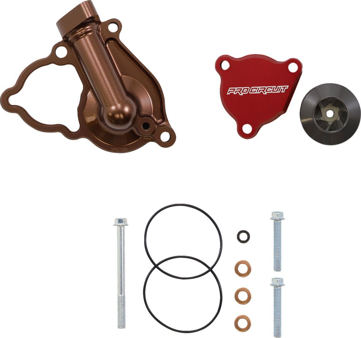 WPK21250 - Pro Circuit Water Pump Cover With Impeller - Kawasaki KX250 2021-2024