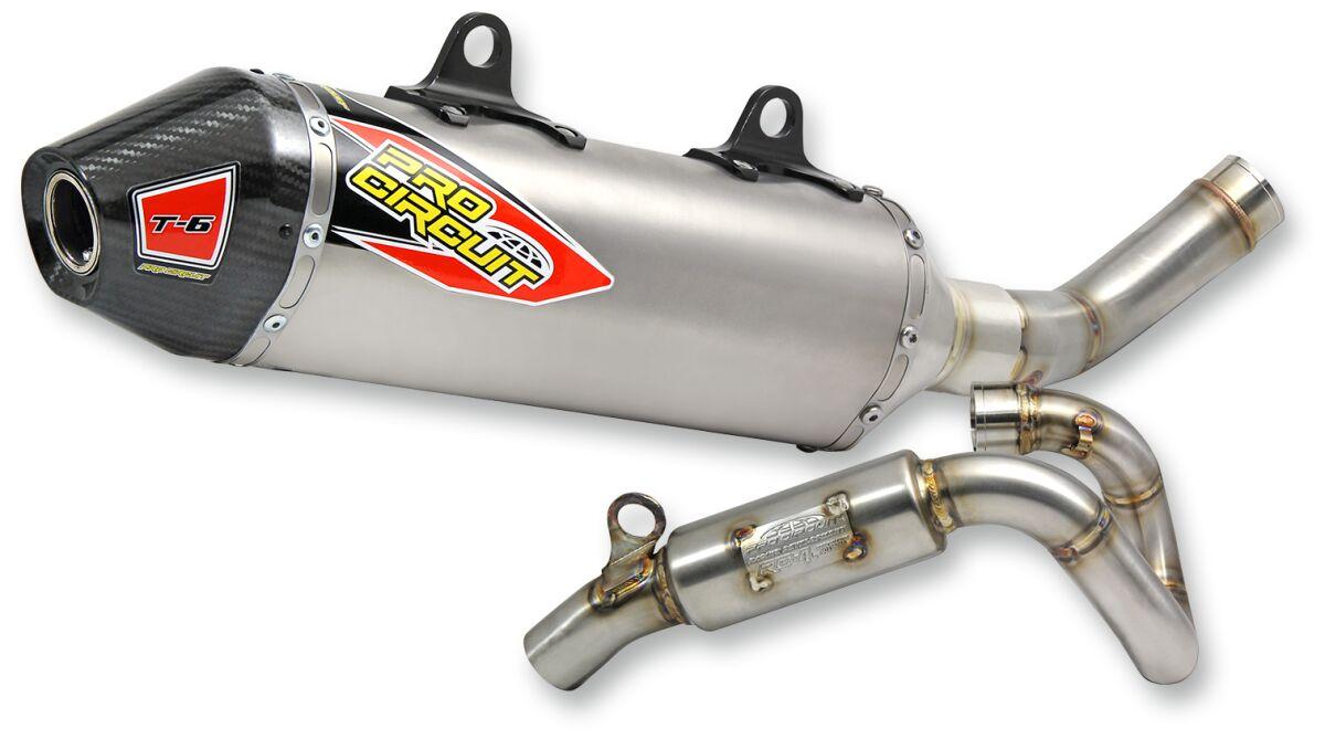 0151725H - Pro Circuit T-6 Euro Stainless Steel & Titanium Exhaust System For Husqvarna FC250 2017-2018