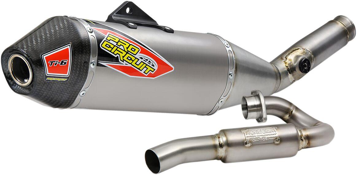 0321945F - Pro Circuit Ti-6 Exhaust System - Kawasaki KX450X 2021-2022