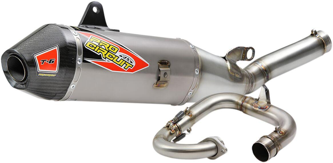 0131925H - Pro Circuit T-6 Euro Stainless Steel & Titanium Exhaust System For Yamaha YZF250 2019-2021