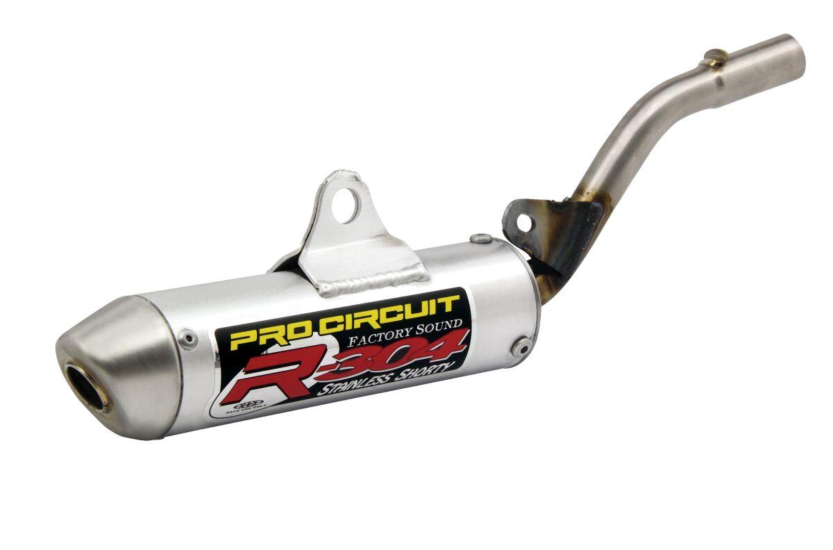1121485 - Pro Circuit R304 Shorty Silencer - Kawasaki KX85 2001-2018