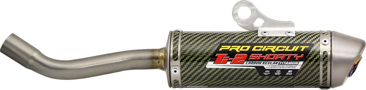 1132212K - Pro Circuit R304 Shorty Ti-2 Carbon/Kevlar Silencer - Yamaha YZ125 2022-2024