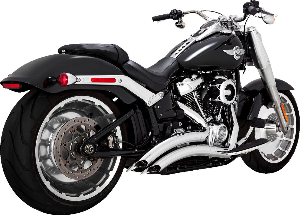 26375 - Vance & Hines Big Radius Exhaust System For Harley Davidson FLFB 1750 2018-2020 - Chrome