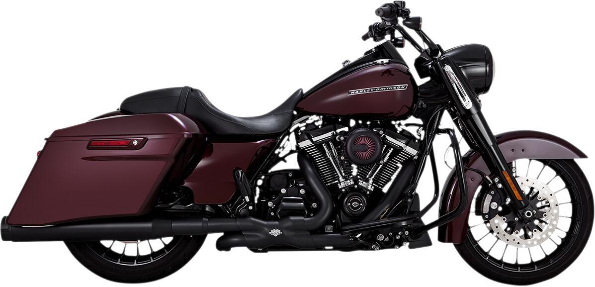 46674 - Vance & Hines Torquer 450 Silencers For Harley Davidson FLH 1868 ABS 2021 - Black