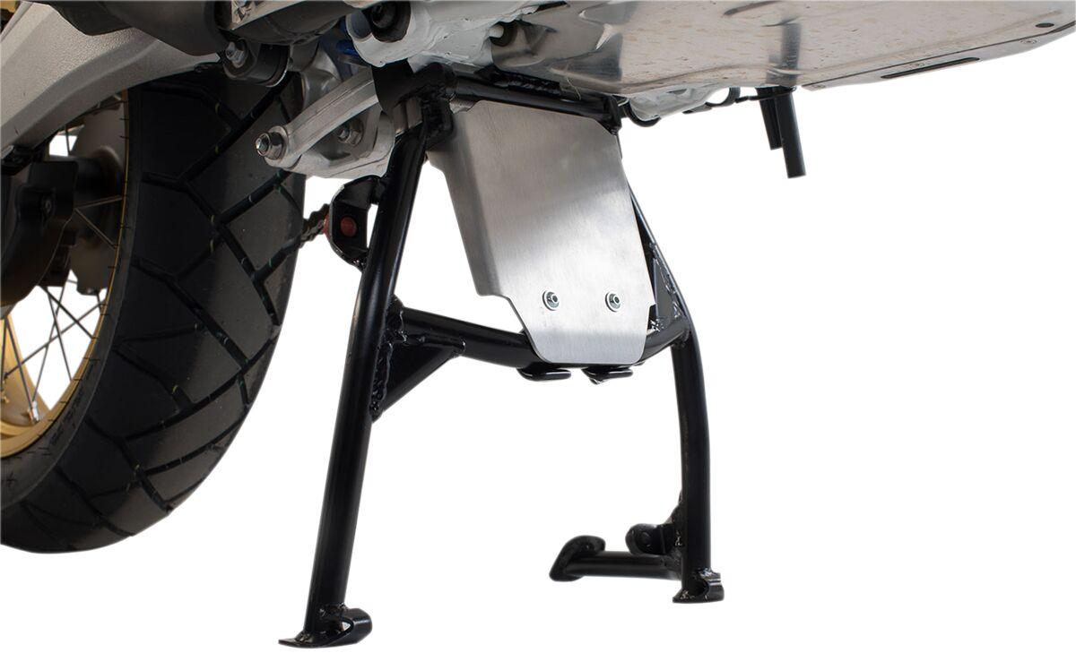 MSS.01.622.10101/S - SW Motech Engine Guard Extension For Centre Stand - Honda CRF1100L Africa Twin 2017-2021 - Brushed/Silver