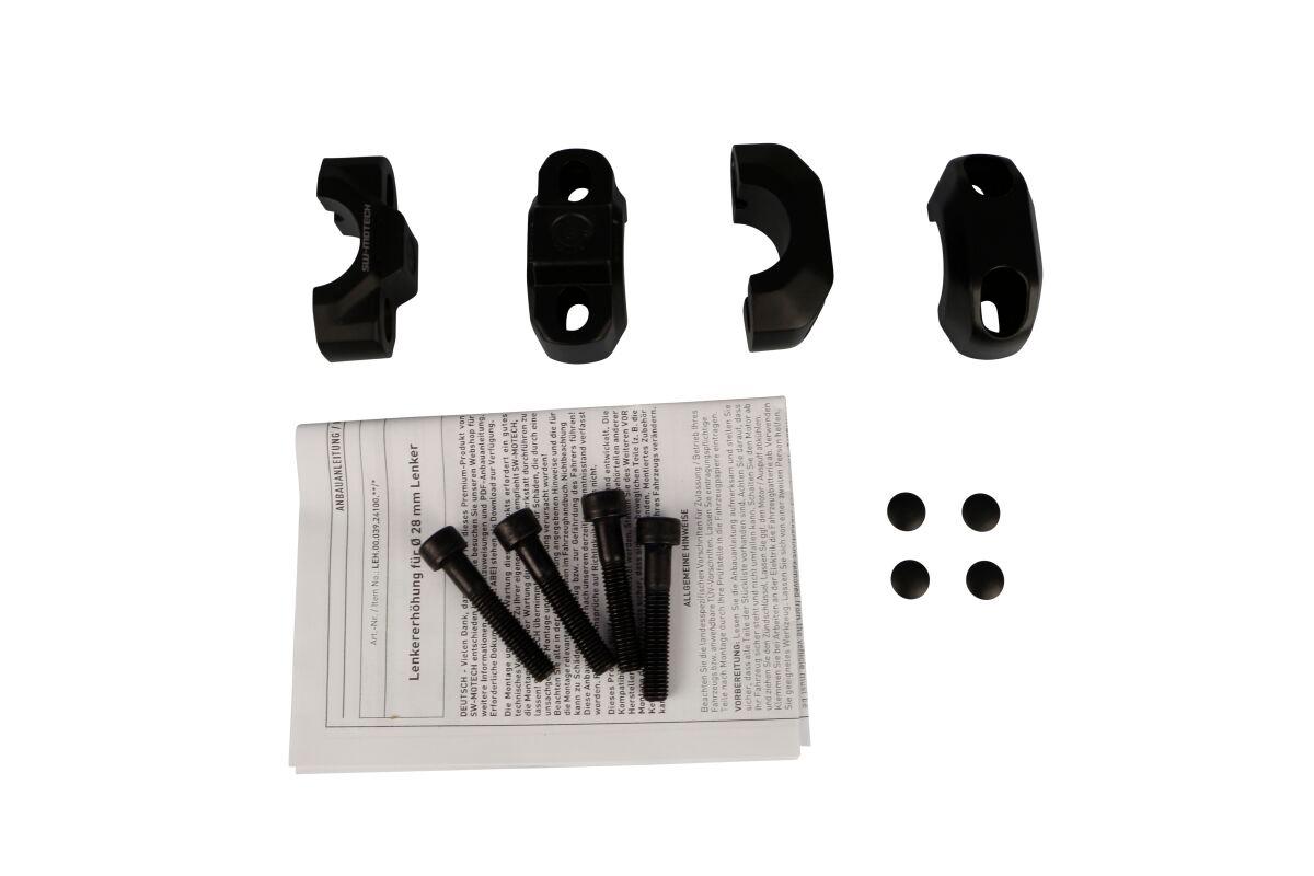 EH000392410020B - SW Motech 28mm Handlebar Riser For KTM Adventure 1050 2015-2016 - Black